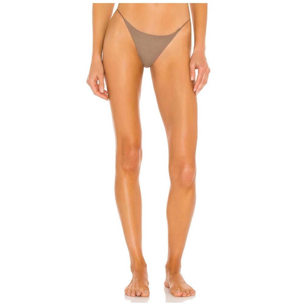 Micro Bare Minimum Bikini Bottom SMALL in Nude JADE SWIM NWT